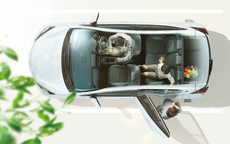 トヨタ アクア の内観